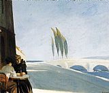 Edward Hopper Le Bistro or The Wine Shop painting